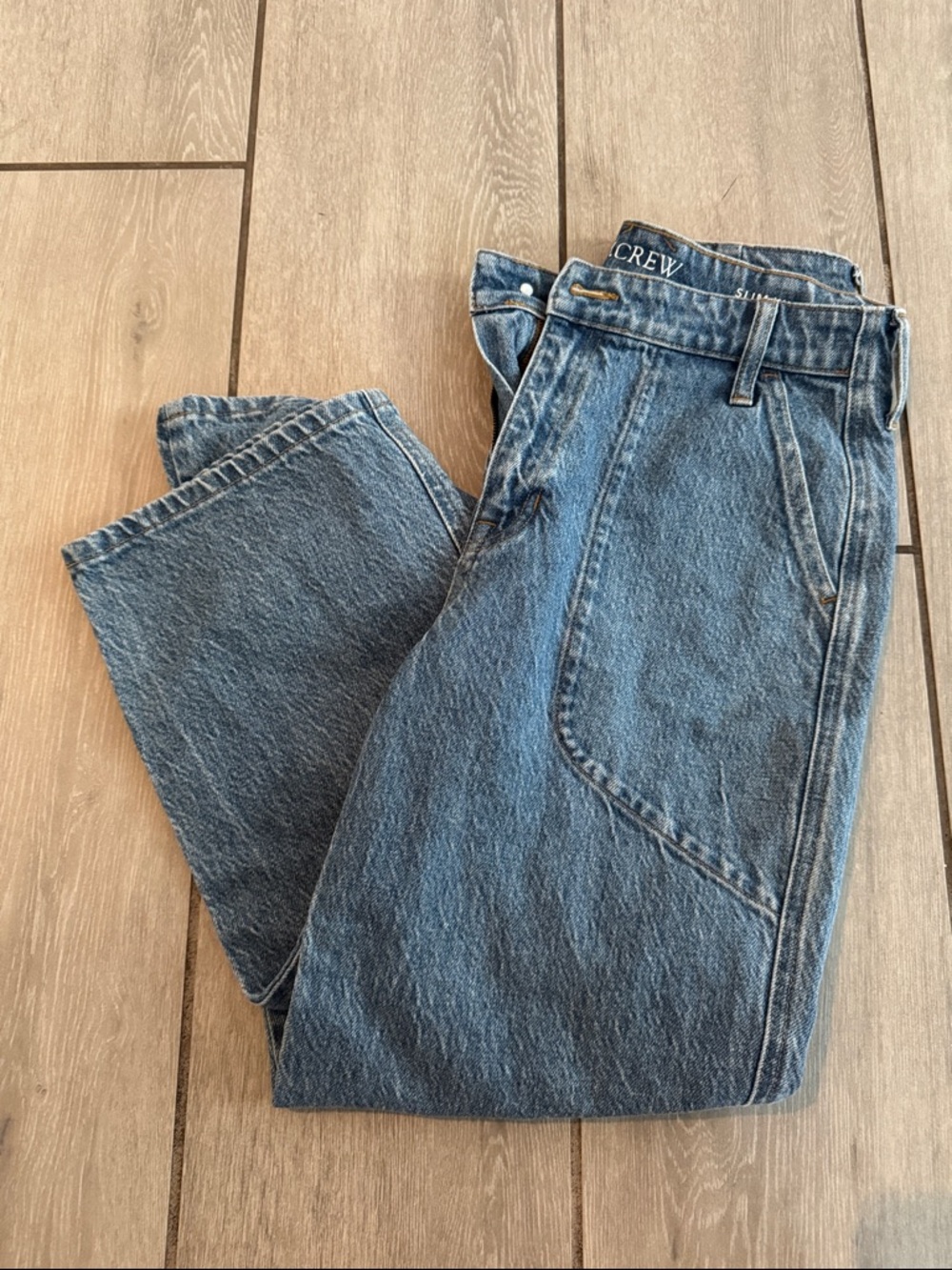 J. Crew Slim Wide Leg Jeans